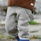 Grey 86/92 - Pantaloni din lana merinos organica - tumble/boiled wool - Disana