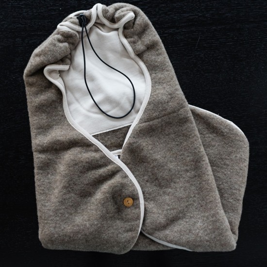 Husa scaun auto Iobio-wool fleece-Light Grey