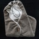 Husa scaun auto Iobio-wool fleece-Light Grey