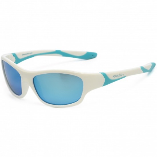 Sport 6/12 ani - White Ice Blue - Ochelari de soare pentru copii -  Koolsun